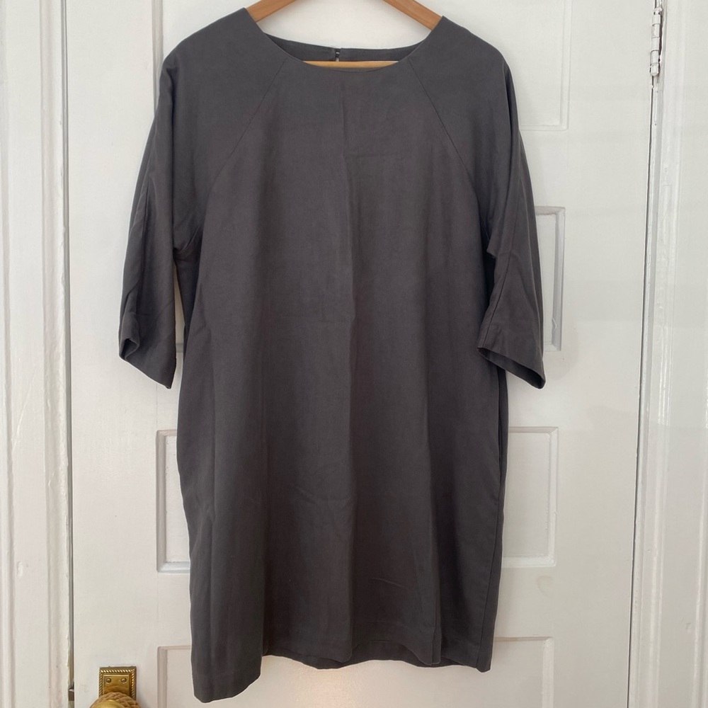 Rodebjer designer faux suede shift dress